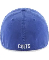 Men's '47 Brand Royal Distressed Indianapolis Colts Gridiron Classics Franchise Legacy Fitted Hat