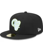 Men's New Era Black Los Angeles Rams Multi 59FIFTY Fitted Hat