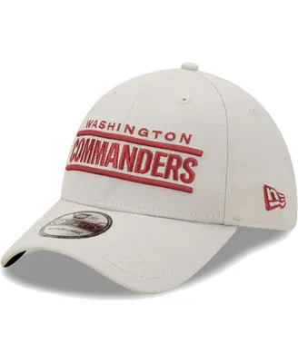Men's New Era Gray Washington Commanders Wordmark Essential 39THIRTY Flex Hat