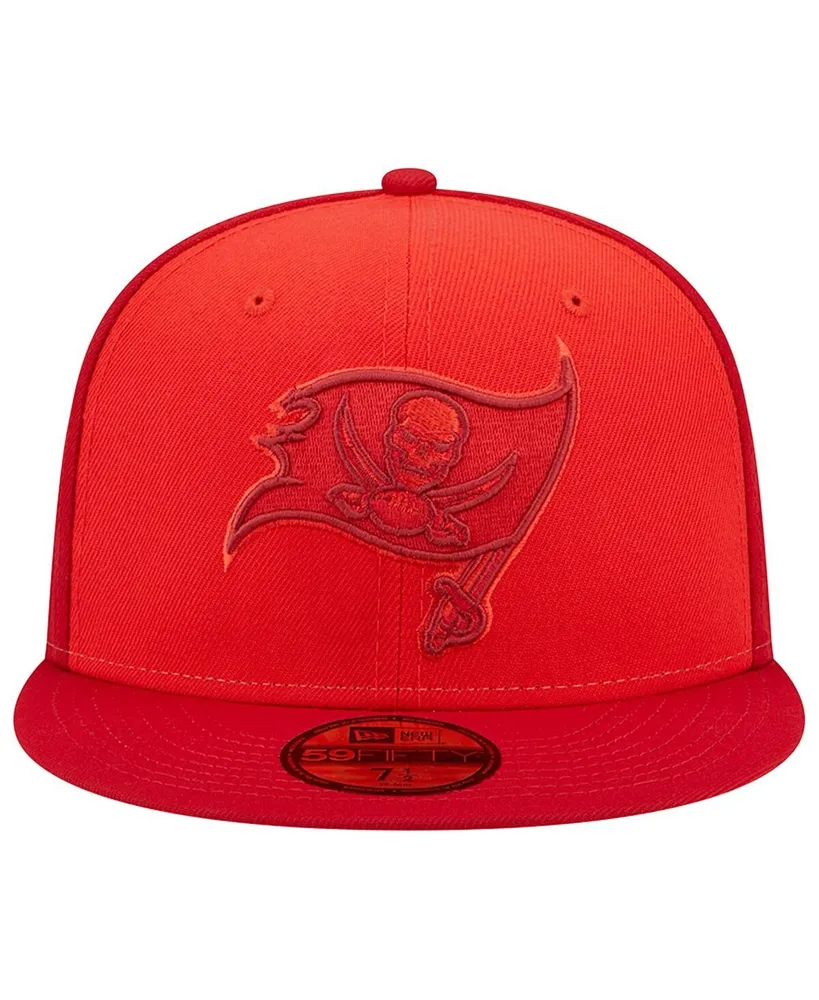 Men's New Era Red Tampa Bay Buccaneers Tri-Tone 59FIFTY Fitted Hat