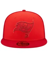 Men's New Era Red Tampa Bay Buccaneers Tri-Tone 59FIFTY Fitted Hat