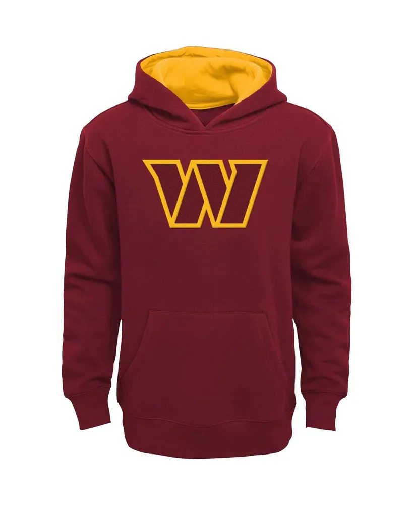 Big Boys Burgundy Washington Commanders Prime Pullover Hoodie