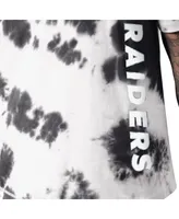 Men's Msx by Michael Strahan Black Las Vegas Raiders Freestyle Tie-Dye T-shirt