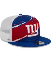 Men's New Era Royal New York Giants Tear Trucker 9FIFTY Snapback Hat