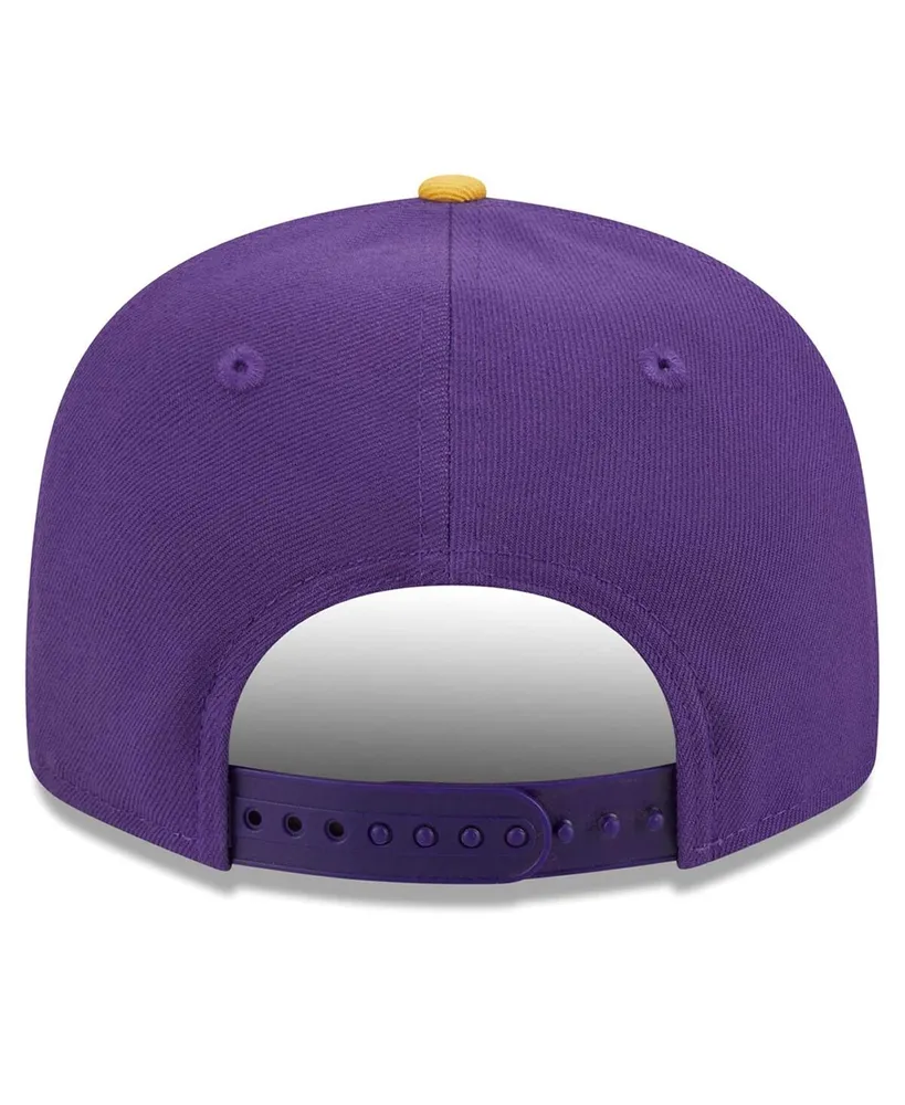 Men's New Era Purple, Gold Minnesota Vikings Headline 9FIFTY Snapback Hat