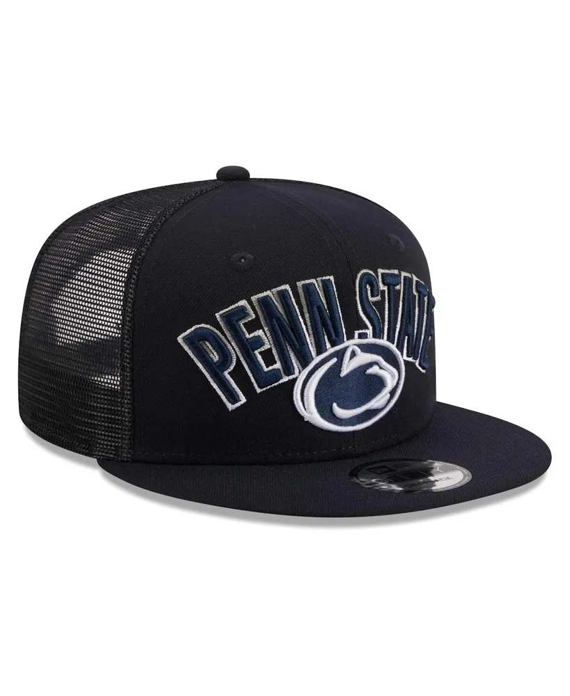 Men's New Era Navy Penn State Nittany Lions Grade Trucker 9FIFTY Snapback Hat