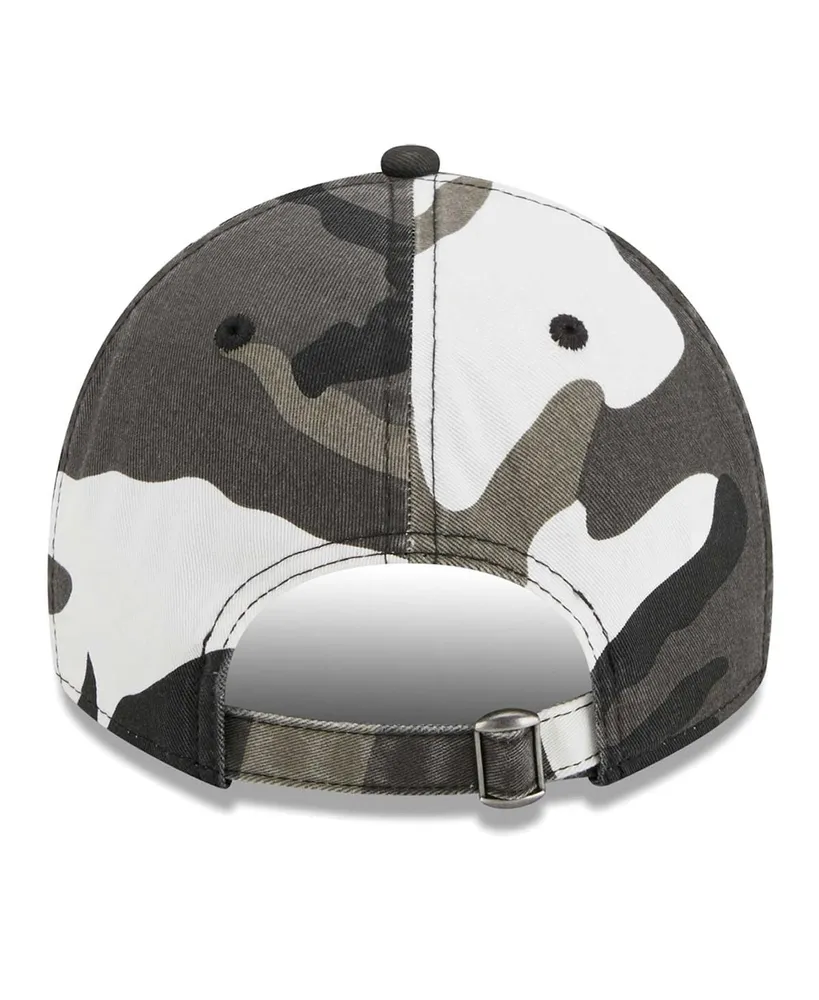 Men's New Era Camo Chicago Cubs Black Camo 9TWENTY Adjustable Hat