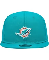 Infant Boys and Girls New Era Aqua Miami Dolphins My 1st 9FIFTY Snapback Hat