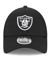 Men's New Era Black Las Vegas Raiders Main B-Dub 9FORTY Adjustable Hat