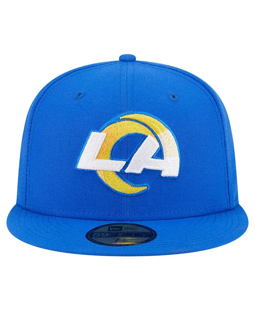 Men's New Era Royal Los Angeles Rams Main 59FIFTY Fitted Hat