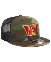 Men's New Era Camo Washington Commanders Main Trucker 9FIFTY Snapback Hat