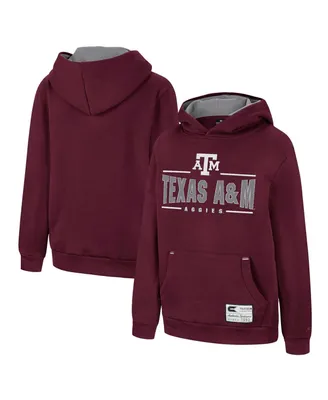 Big Boys Colosseum Maroon Texas A&M Aggies Lead Guitarists Pullover Hoodie