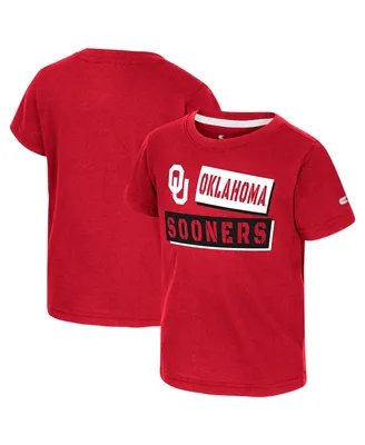 Toddler Boys and Girls Colosseum Crimson Oklahoma Sooners No Vacancy T-shirt