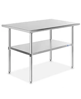 Gridmann x Inch Stainless Steel Table w/ Undershelf