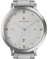 Lilienthal Berlin Men's Zeitgeist Automatik Silver Silver-Tone Stainless Steel Link Watch 42mm