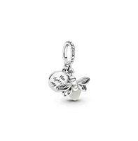 Pandora Sterling Silver Glow-in-the-Dark Firefly Dangle Charm