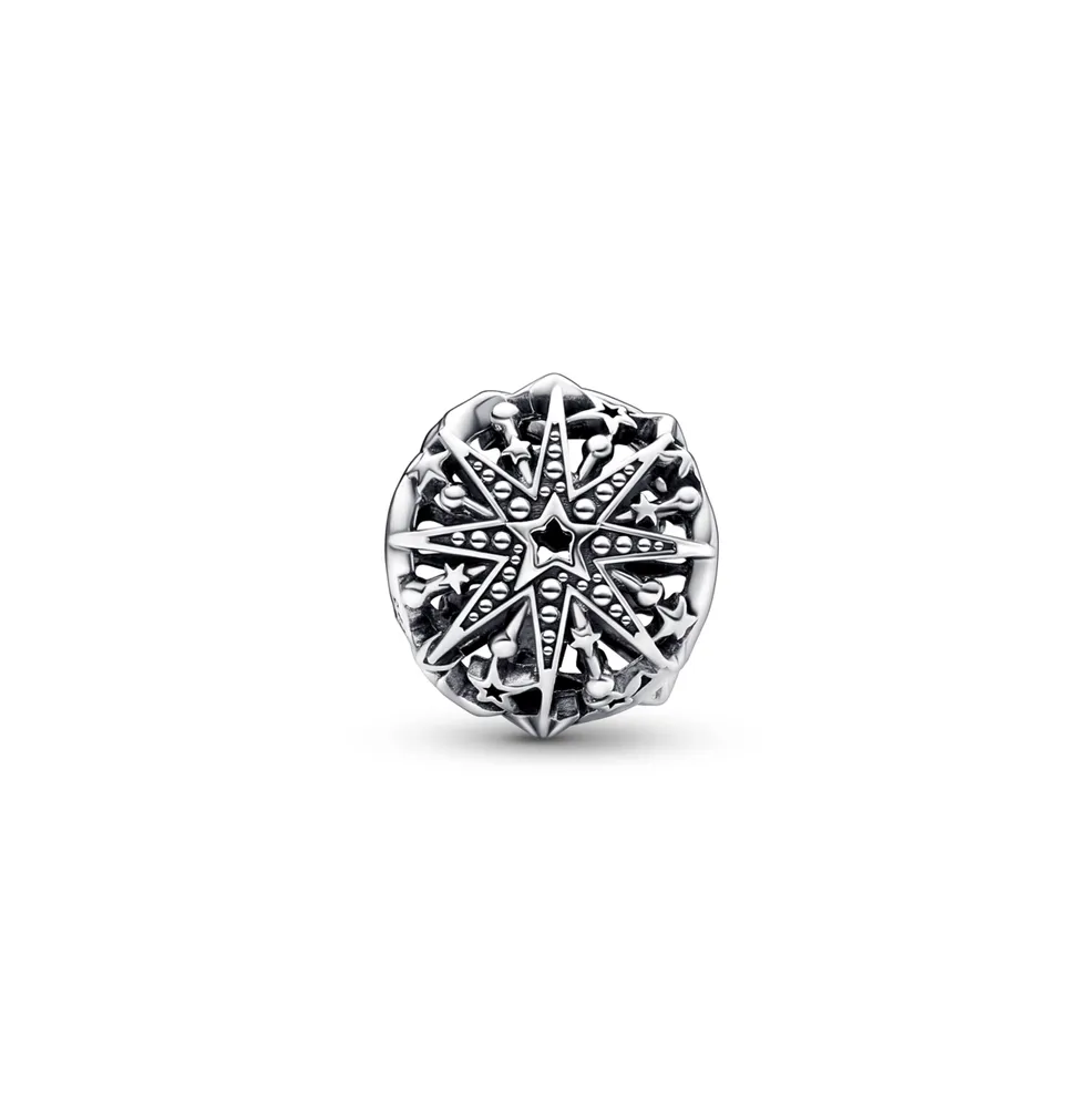 Pandora Sterling Silver Celestial Snowflake Charm