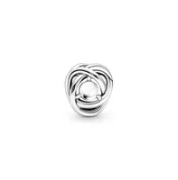 Pandora Birthstone Crystals Eternity Circle Charm - White/Alexandrite