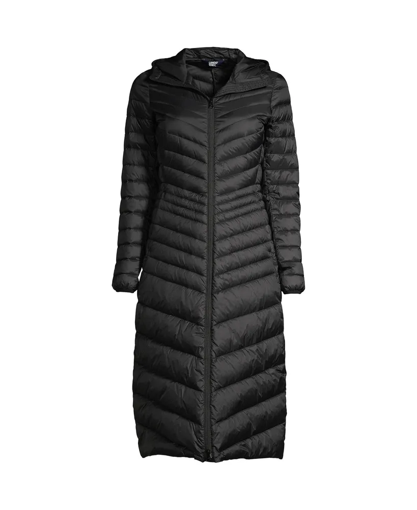 Quilted down jacket in black - And Wander