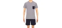 Men's Zen Short Sleeve Short Pajamas Set