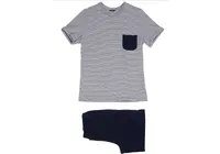 Men's Zen Short Sleeve Short Pajamas Set