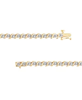 Diamond Bracelet (1/2 ct. t.w.) Sterling Silver or Gold-Plated