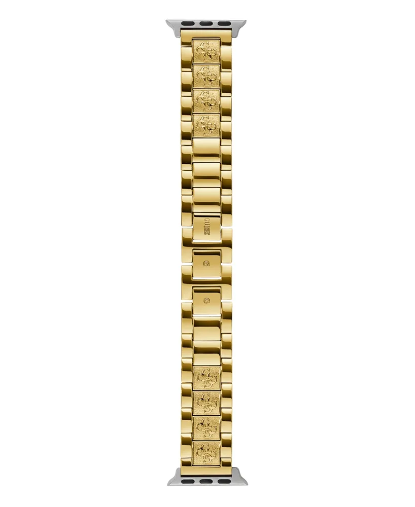 Guess Women's Gold-Tone Stainless Steel Apple Watch Strap 38mm-40mm - Gold
