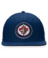 Men's Fanatics Navy Winnipeg Jets Core Primary Logo Fitted Hat