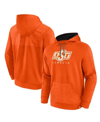 Men's Fanatics Orange Oklahoma State Cowboys Defender Pullover Hoodie