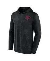 Men's Fanatics Black Texas A&M Aggies Camo Hoodie Long Sleeve T-shirt