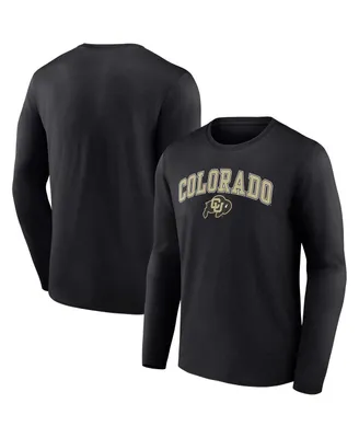 Men's Fanatics Black Colorado Buffaloes Campus Long Sleeve T-shirt