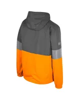 Men's Colosseum Charcoal Tennessee Volunteers Miles Full-Zip Jacket