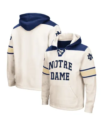 Men's Colosseum Notre Dame Fighting Irish 2.0 Lace-Up Pullover Hoodie