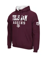 Men's Colosseum Maroon Texas A&M Aggies Sunrise Pullover Hoodie