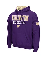 Men's Colosseum Purple Washington Huskies Sunrise Pullover Hoodie