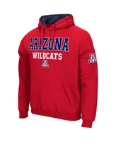 Men's Colosseum Red Arizona Wildcats Sunrise Pullover Hoodie