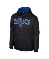 Men's Colosseum Black Kentucky Wildcats Reese Pullover Hoodie