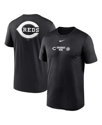 Men's Nike Black Cincinnati Reds Fashion Over Shoulder Logo Legend T-shirt