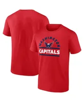 Men's Fanatics Red Washington Capitals Goaltender Combo T-shirt