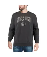 Colosseum Men's Notre Dame Fighting Irish Arch & Logo Crew Neck Sweatshirt