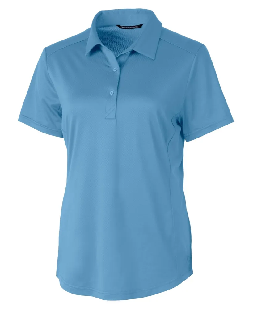 Cutter & Buck Prospect Textured Stretch Womens Short Sleeve Polo Shirt