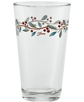 Fiesta Nutcracker Holly Tapered Cooler Glasses, Set of 4