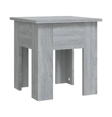 Coffee Table Gray Sonoma 15.7"x15.7"x16.5" Engineered Wood