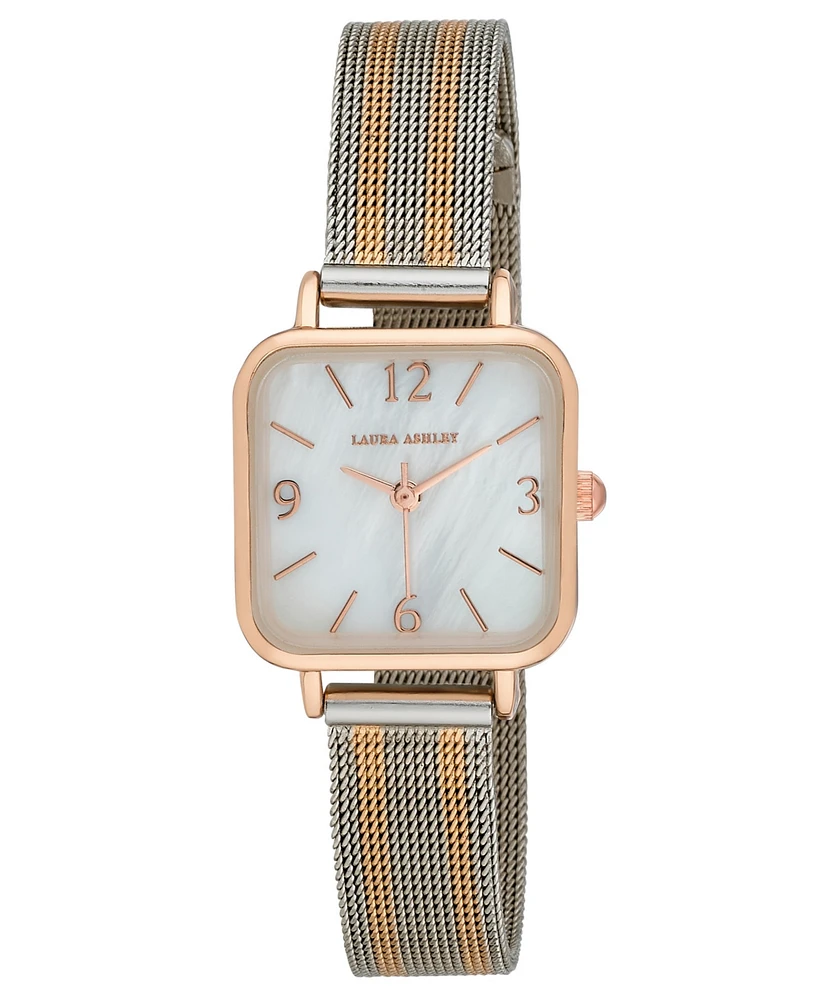 Laura Ashley Women's Quartz Two Tone Alloy Watch 24mm