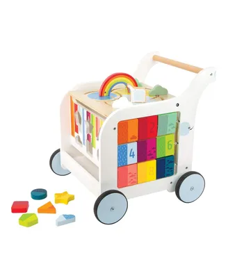 Small Foot Wooden Elephant Baby Walker and Toy Activity Center