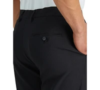 Haggar Men's Premium Comfort Stretch Classic-Fit Solid Flat Front Dress Pants