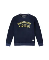 Weatherproof Vintage Big Boys French Terry Raglan Crew Neck Sweater