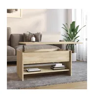 Coffee Table Sonoma Oak 31.5"x19.7"x15.7" Engineered Wood