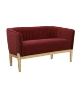 Lifestyle Solutions 55.5" Velvet Catriona Loveseat