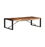 Coffee Table 55.1"x27.6"x15.7" Solid Wood with Sheesham Finish